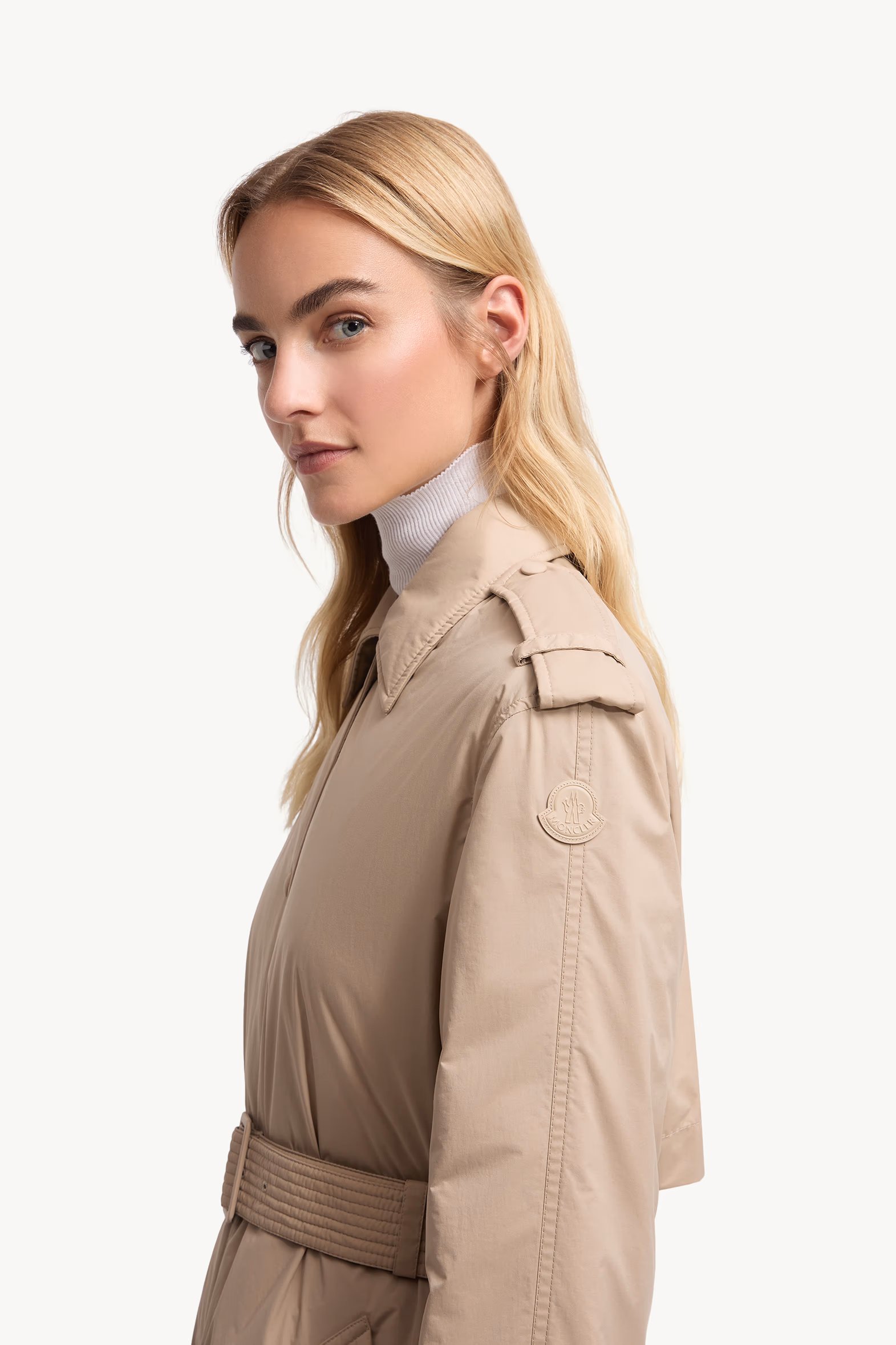 Gabardina plumífero Yevre Mujer Beige Moncler 4
